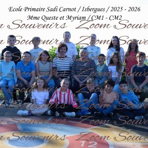 Ecole Carnot Photo de classe CM1 CM2 2025-2026