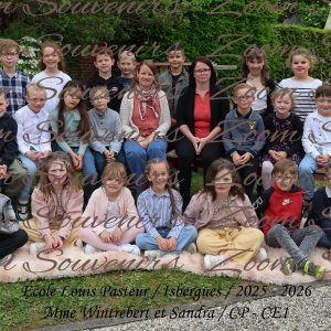 Ecole Pasteur Photo de classe CP CE1 2025-2026